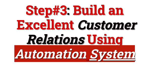 build a customer relations